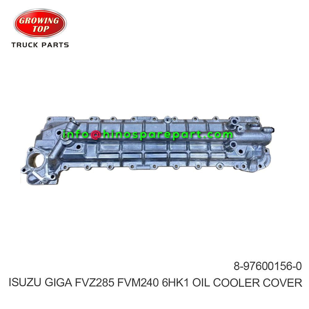 ISUZU GIGA FVZ285 FVM240 6HK1 OIL COOLER COVER 8-97600156-0