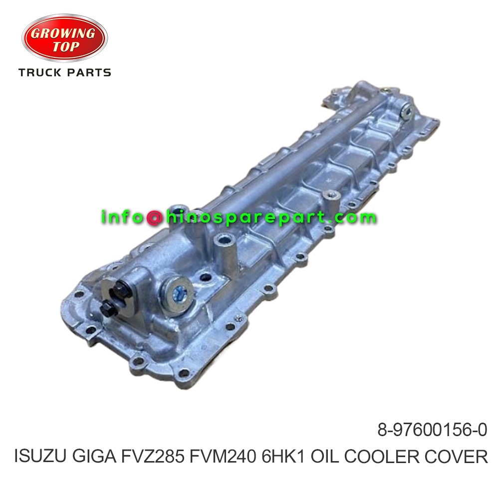 ISUZU GIGA FVZ285 FVM240 6HK1 OIL COOLER COVER 8-97600156-0