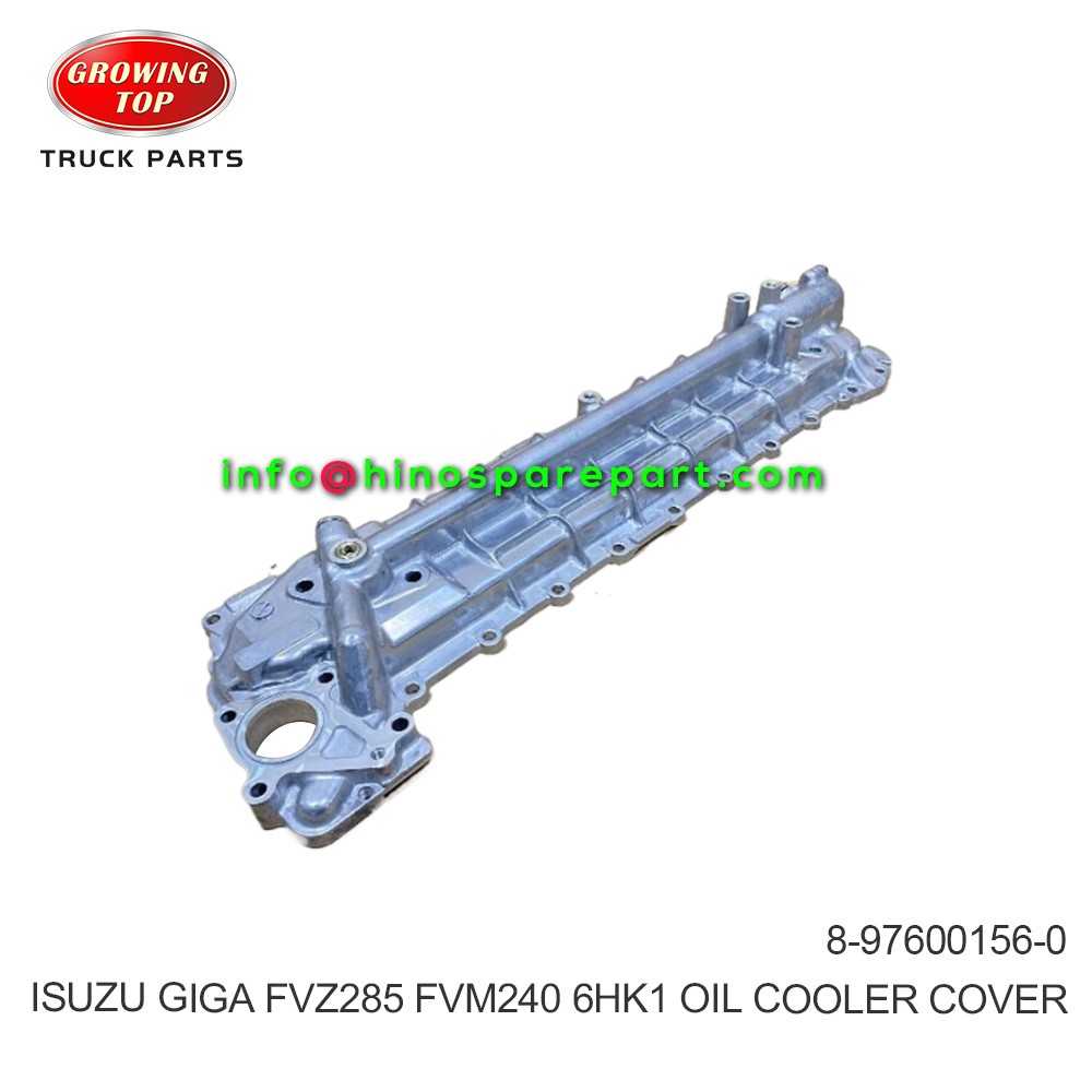 ISUZU GIGA FVZ285 FVM240 6HK1 OIL COOLER COVER 8-97600156-0