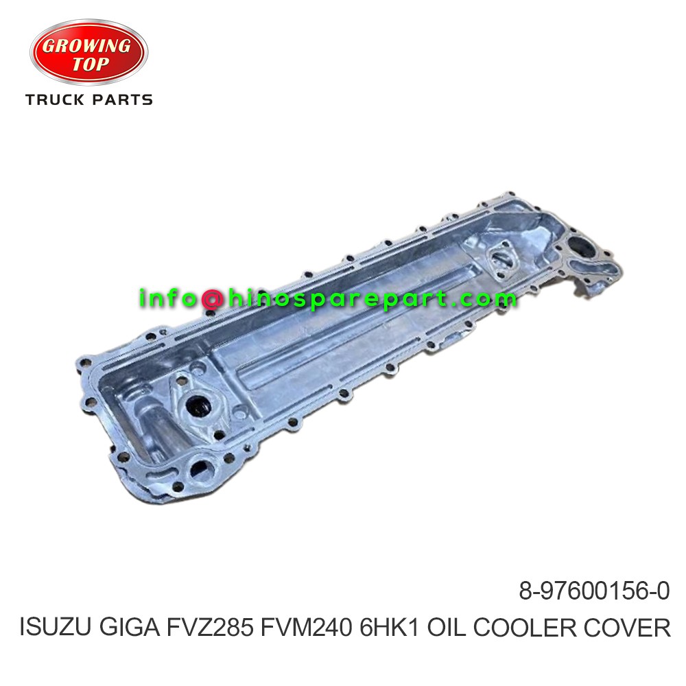 ISUZU GIGA FVZ285 FVM240 6HK1 OIL COOLER COVER 8-97600156-0