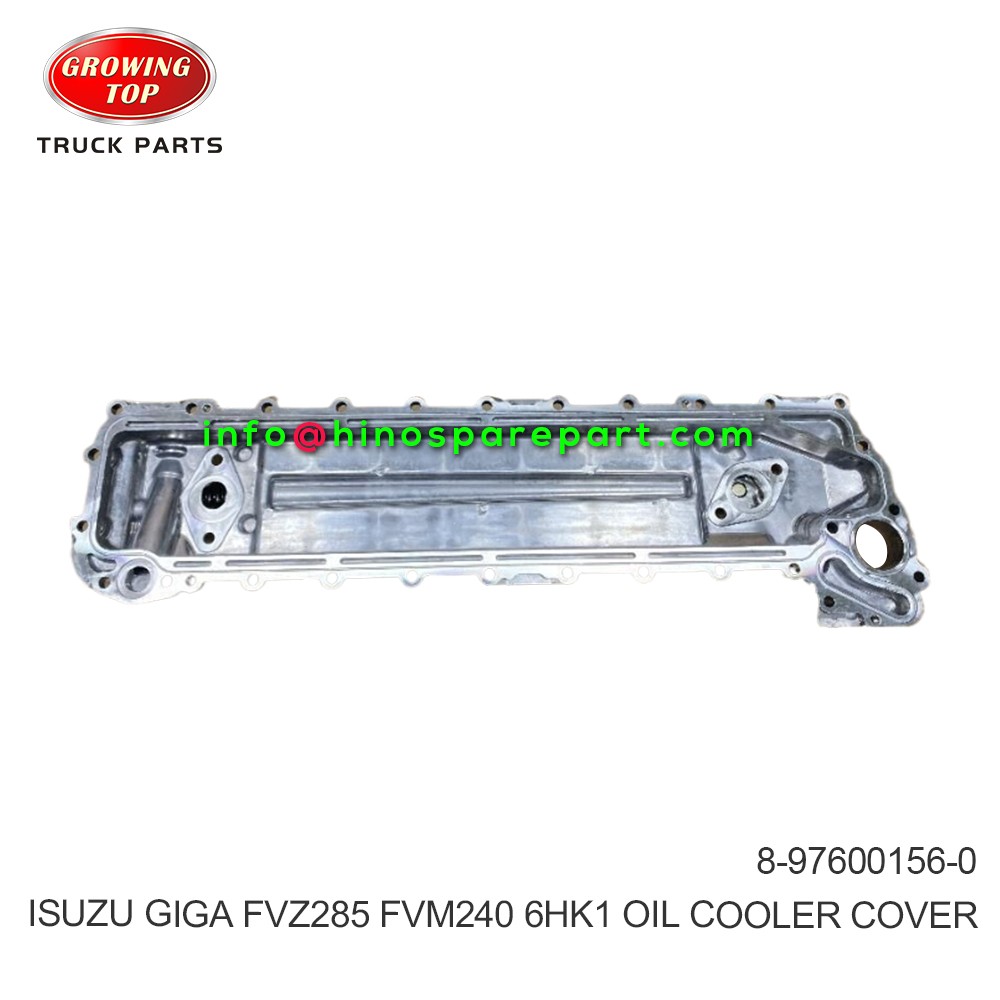 ISUZU GIGA FVZ285 FVM240 6HK1 OIL COOLER COVER 8-97600156-0