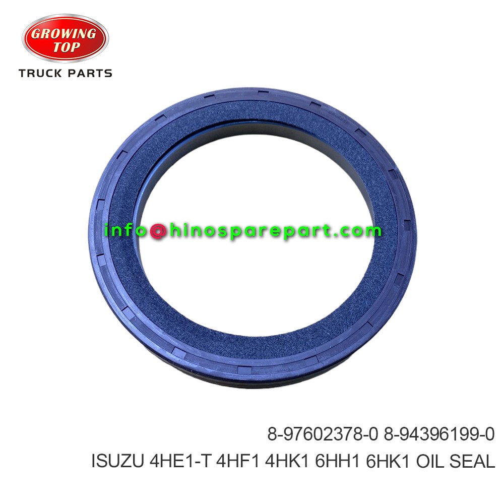 ISUZU 4HE1-T 4HF1 4HK1 6HH1 6HK1 OIL SEAL 8-97602378-0