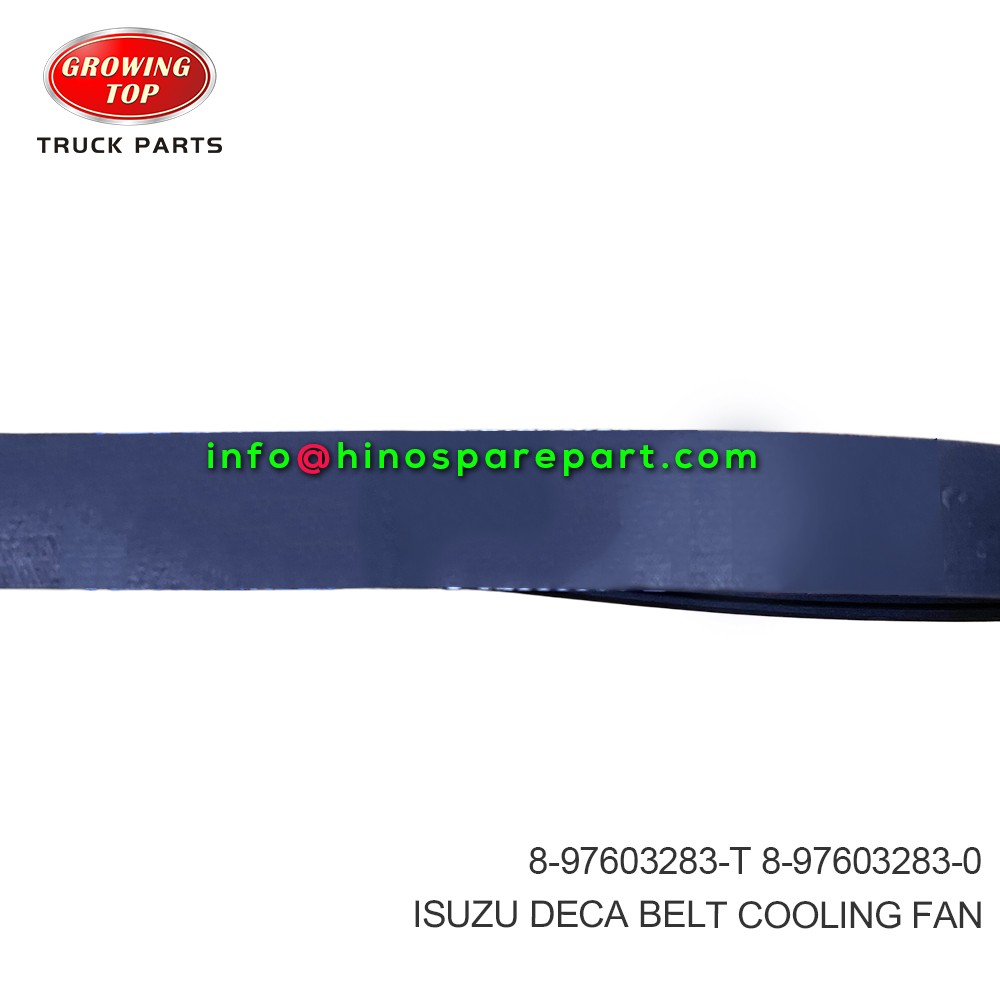 ISUZU DECA  BELT; COOLING FAN  8-97603283-T