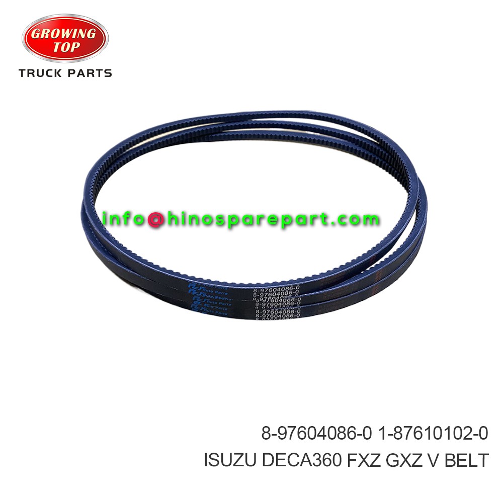 ISUZU DECA360 FXZ GXZ V BELT 8-97604086-0