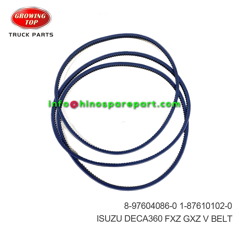 ISUZU DECA360 FXZ GXZ V BELT 8-97604086-0