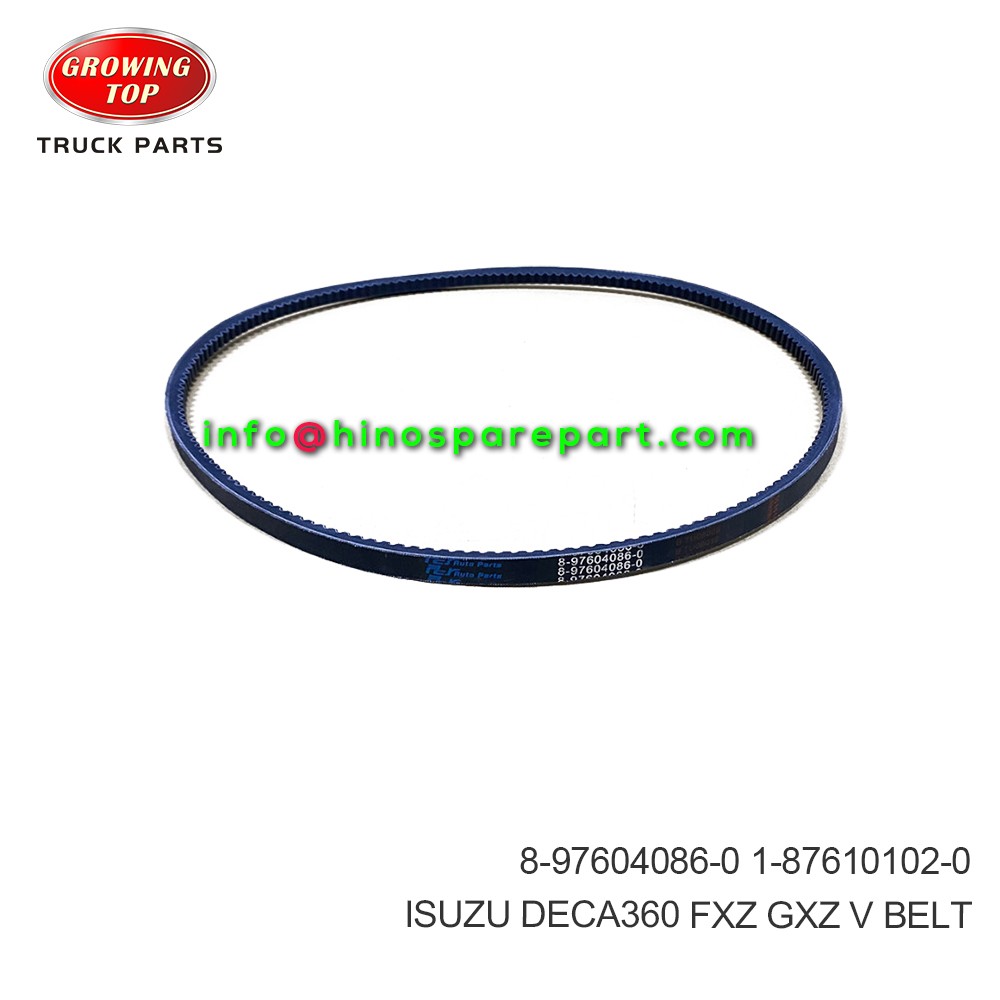 ISUZU DECA360 FXZ GXZ V BELT 8-97604086-0