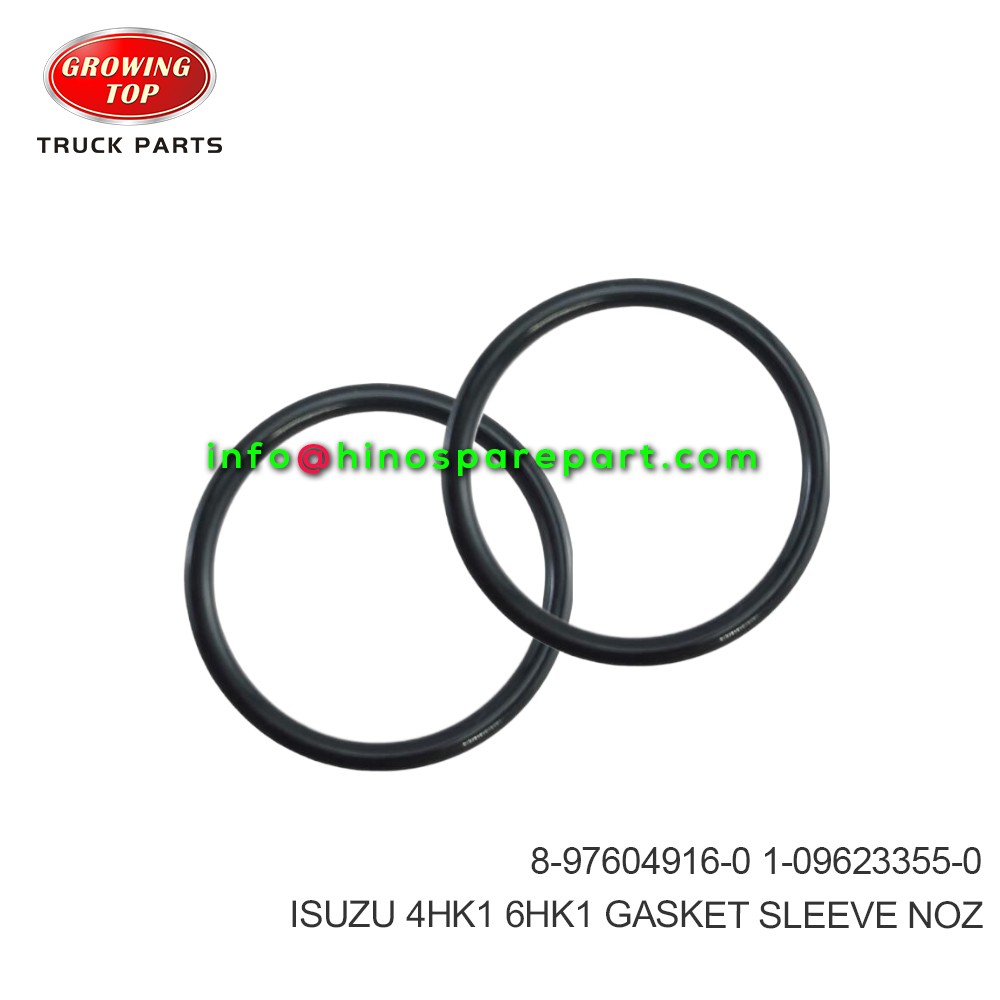 ISUZU 4HK1 6HK1 GASKET SLEEVE NOZ 8-97604916-0