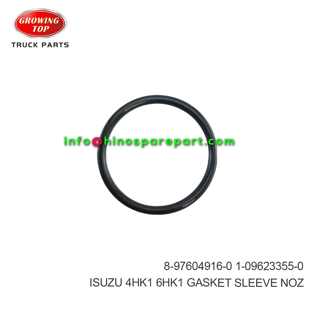 ISUZU 4HK1 6HK1 GASKET SLEEVE NOZ 8-97604916-0