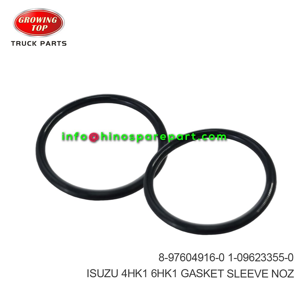 ISUZU 4HK1 6HK1 GASKET SLEEVE NOZ 8-97604916-0