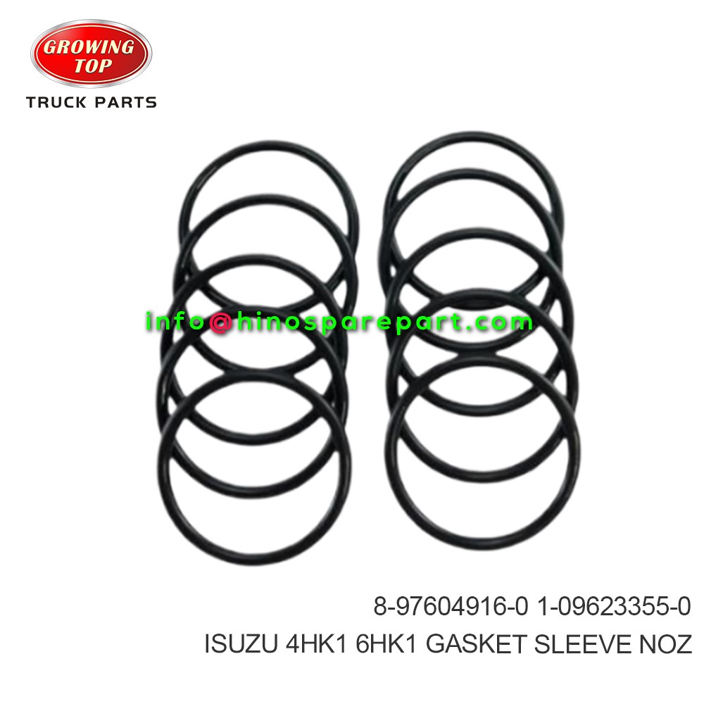 ISUZU 4HK1 6HK1 GASKET SLEEVE NOZ 8-97604916-0