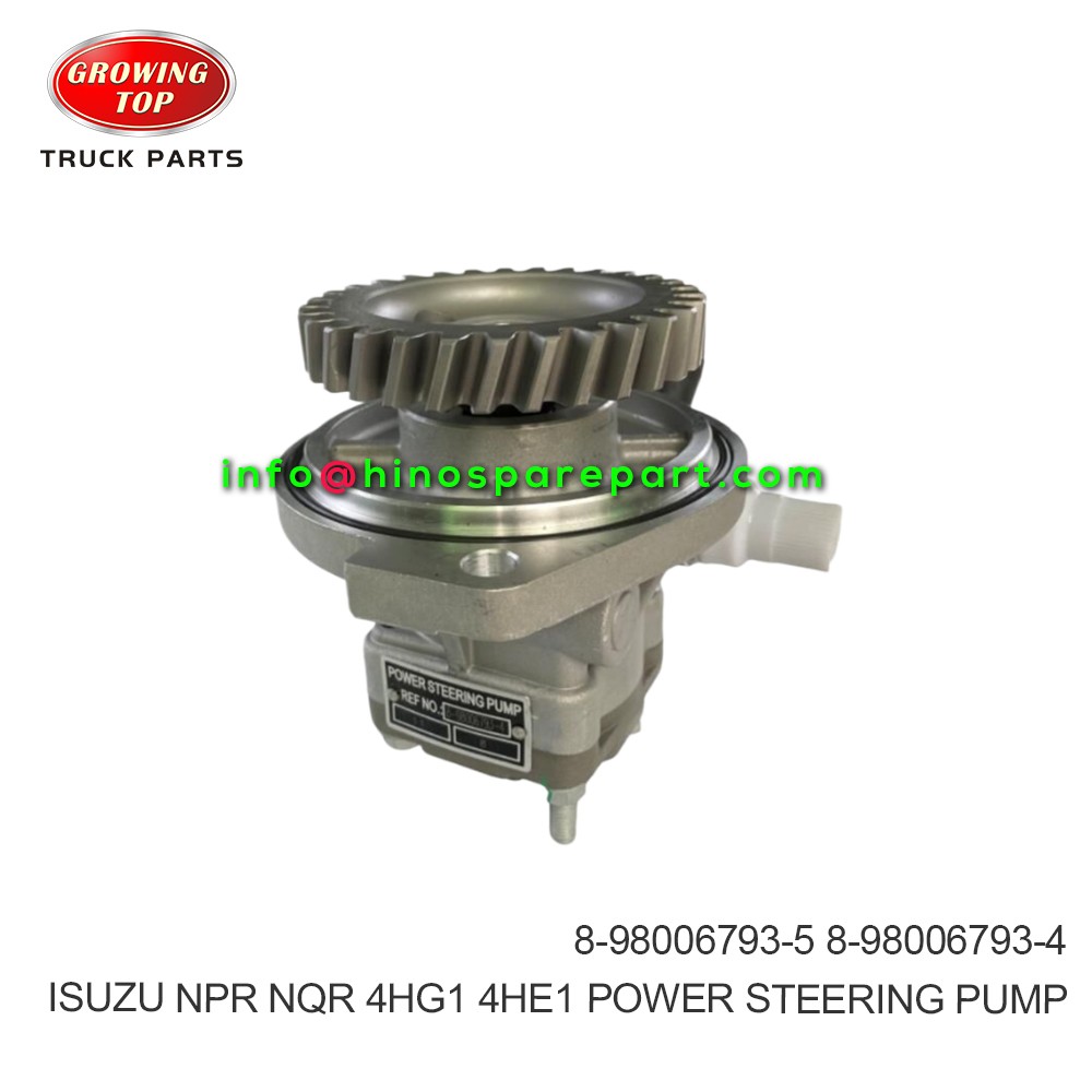 ISUZU NPR NQR 4HG1 4HE1 POWER STEERING PUMP 8-98006793-5