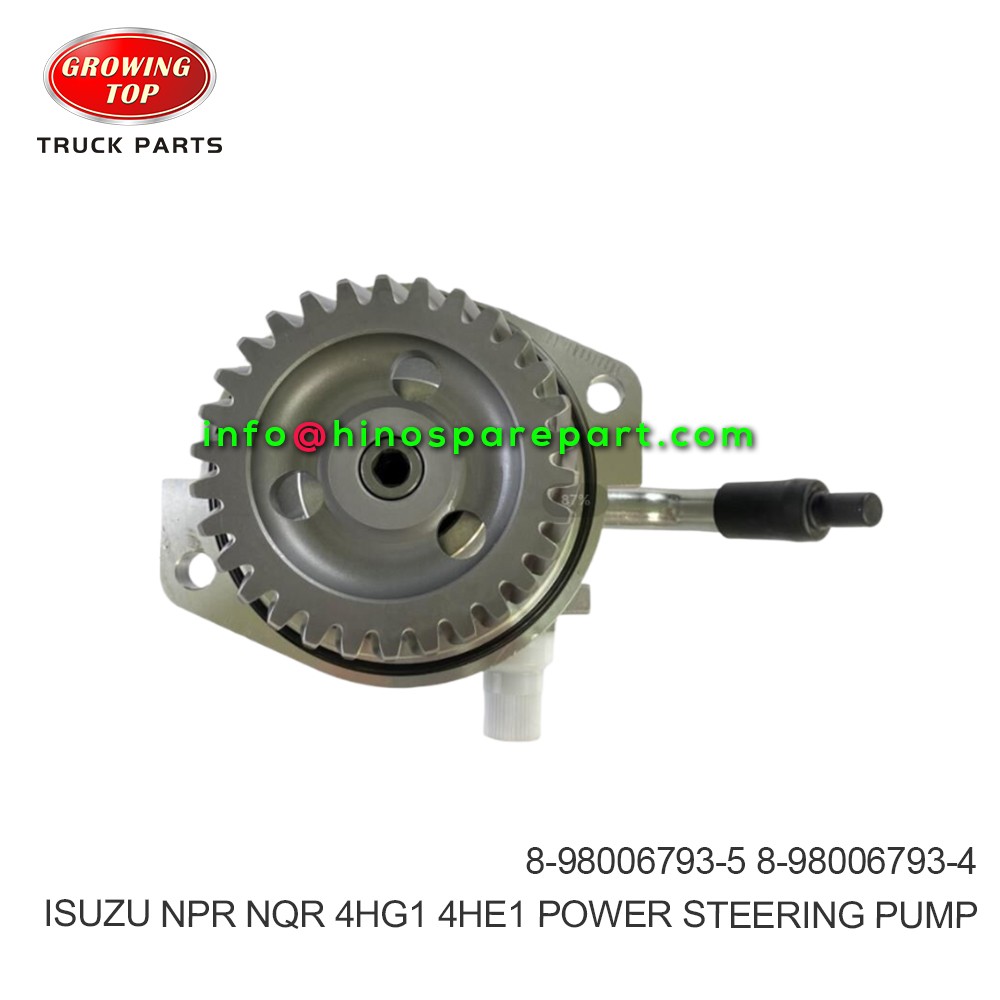 ISUZU NPR NQR 4HG1 4HE1 POWER STEERING PUMP 8-98006793-5