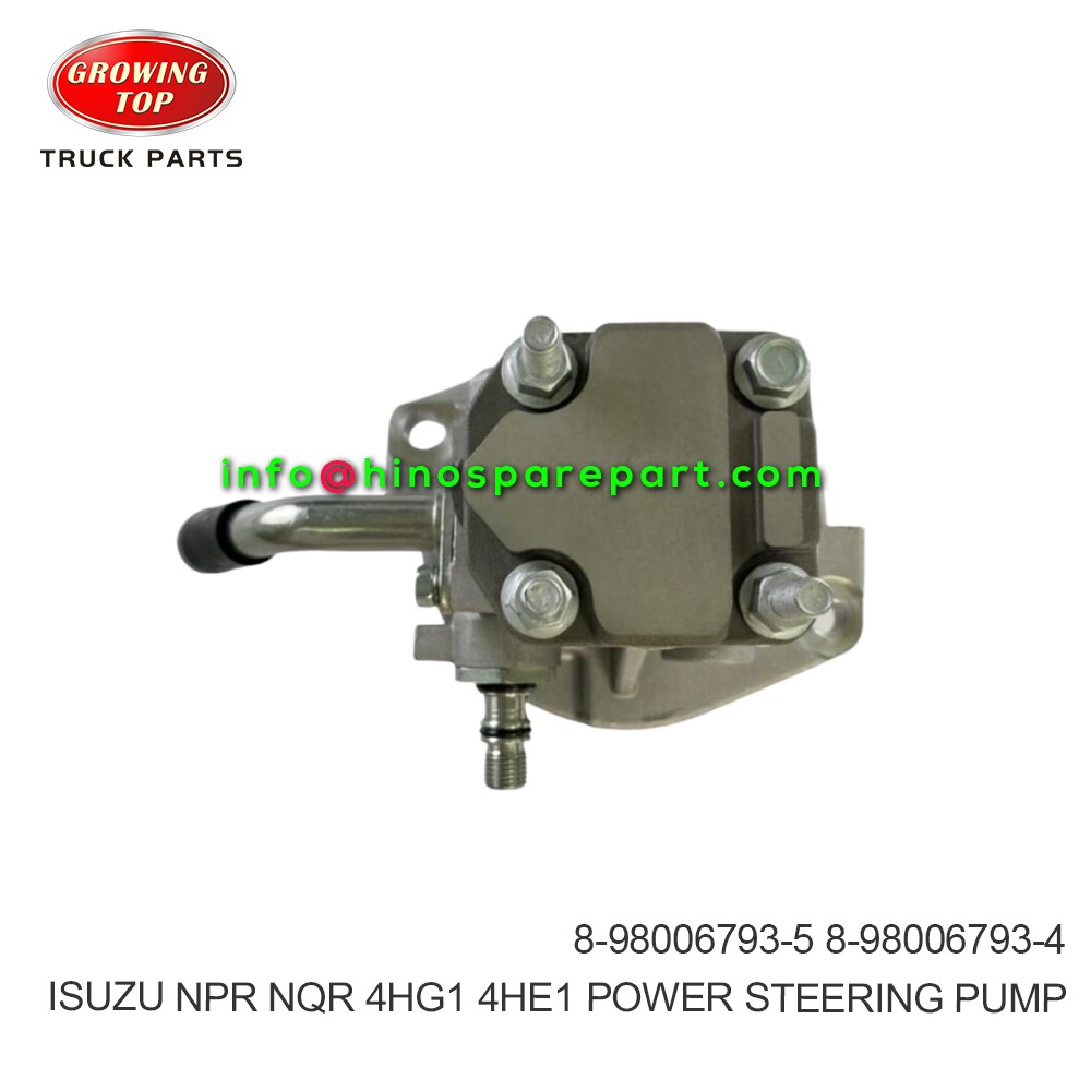 ISUZU NPR NQR 4HG1 4HE1 POWER STEERING PUMP 8-98006793-5