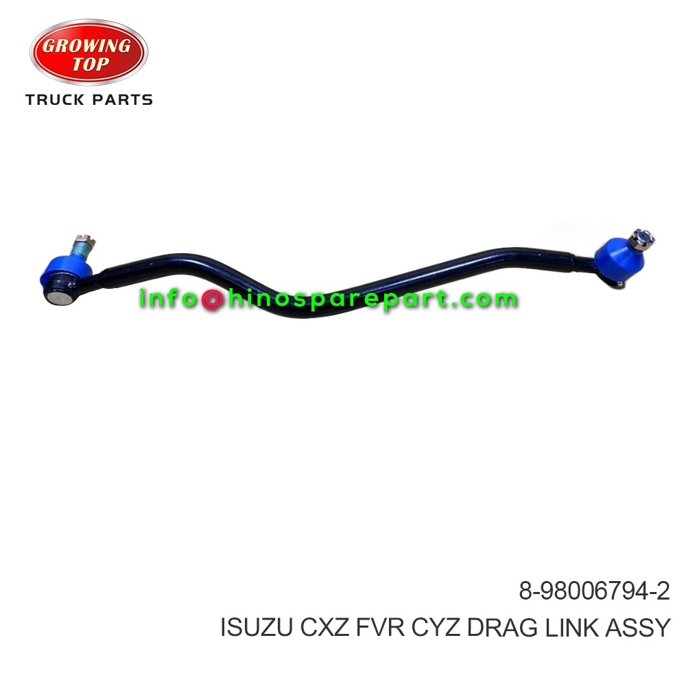 ISUZU CXZ FVR CYZ DRAG LINK ASSY 8-98006794-2