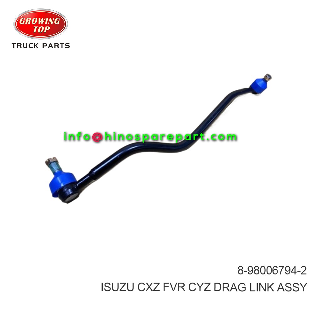 ISUZU CXZ FVR CYZ DRAG LINK ASSY 8-98006794-2