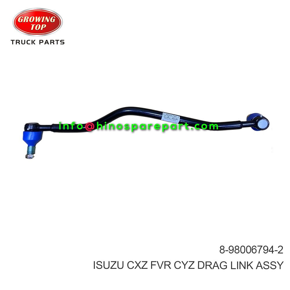 ISUZU CXZ FVR CYZ DRAG LINK ASSY 8-98006794-2