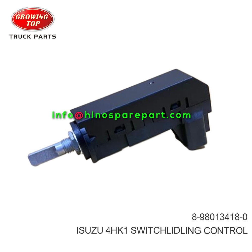 ISUZU 4HK1  SWITCHLIDLING CONTROL  8-98013418-0