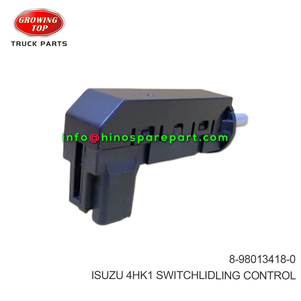 ISUZU 4HK1  SWITCHLIDLING CONTROL  8-98013418-0