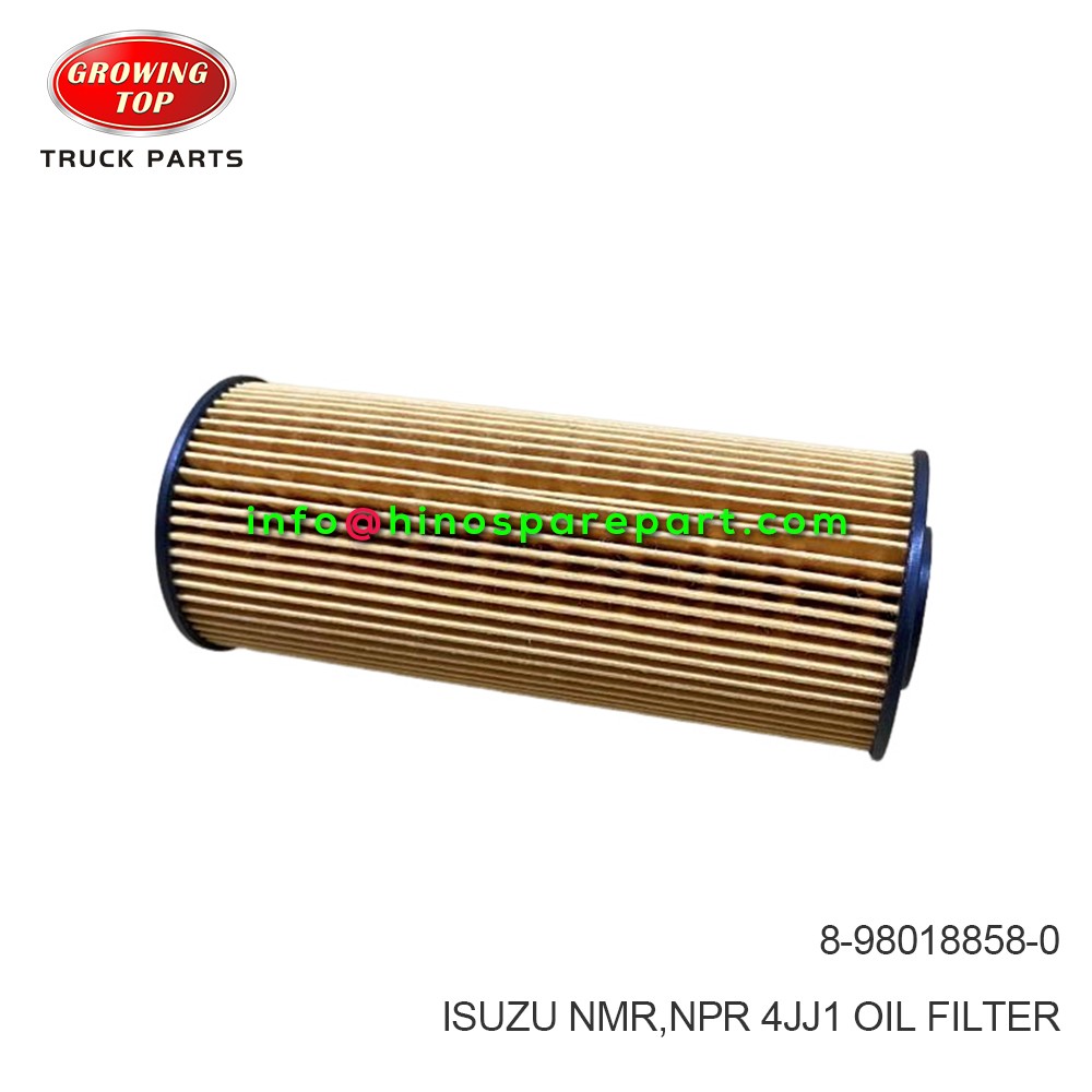 ISUZU NMR,NPR 4JJ1 OIL FILTER 8-98018858-0