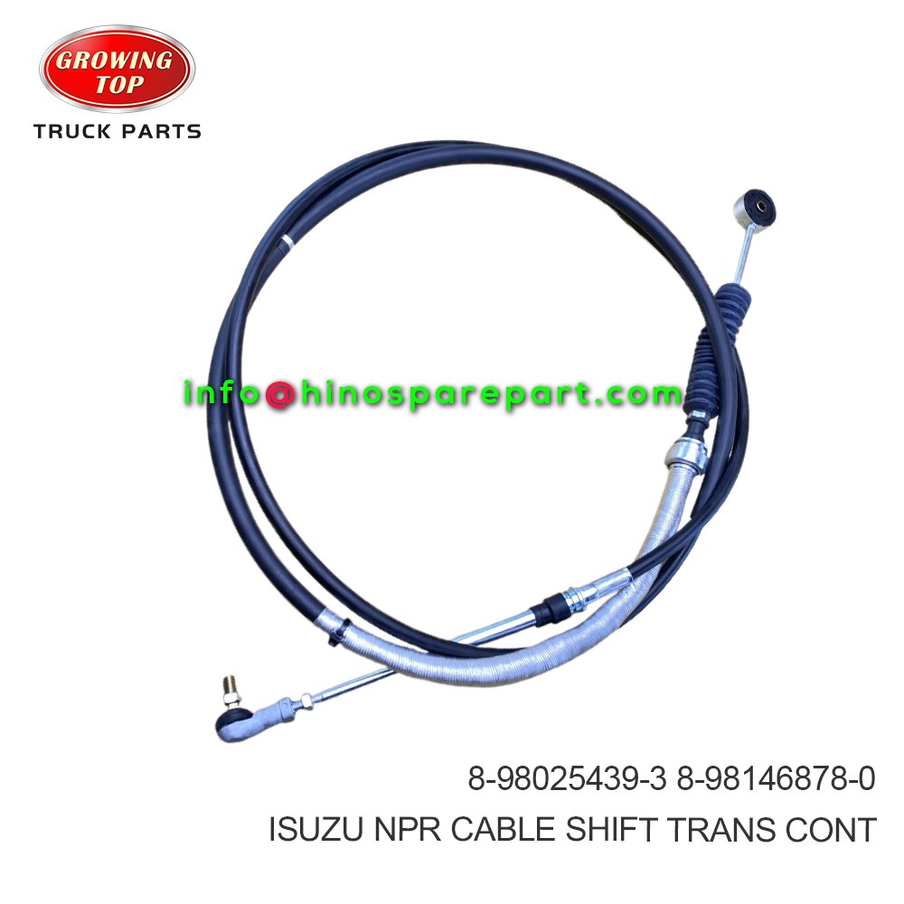 ISUZU NPR CABLE;SHIFT,TRANS CONT 8-98025439-3