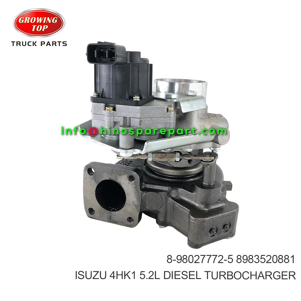 ISUZU 4HK1 5.2L DIESEL TURBOCHARGER 8-98027772-5