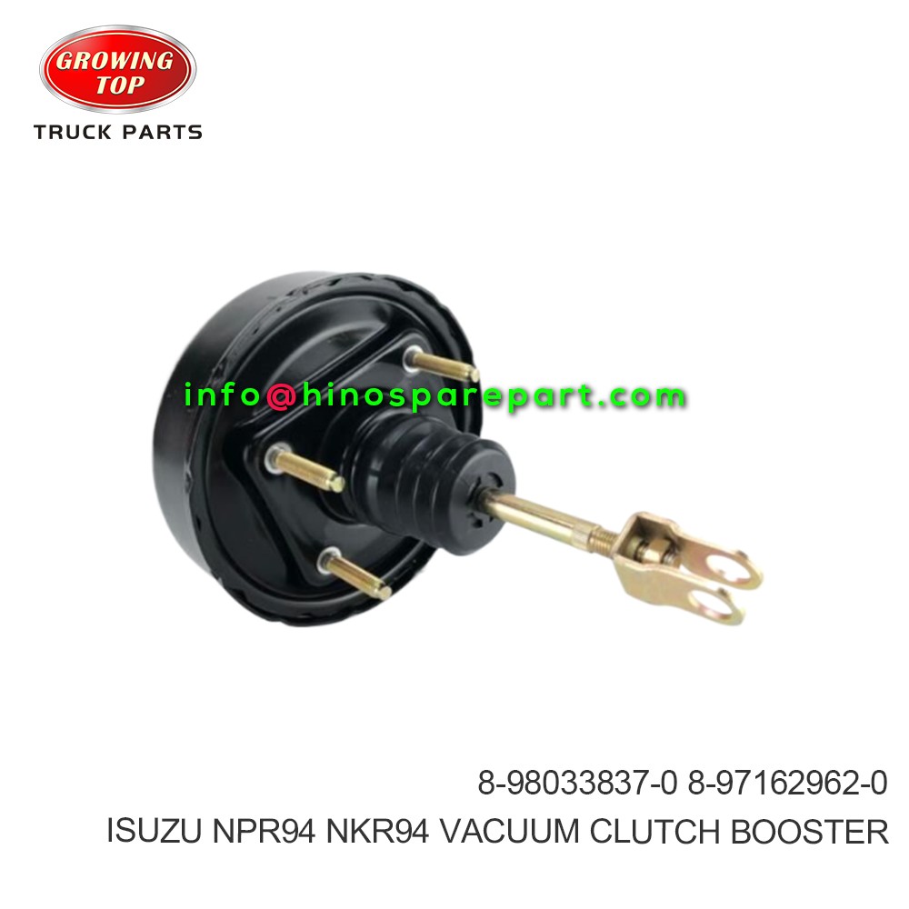 ISUZU NPR94 NKR94  VACUUM CLUTCH BOOSTER  8-98033837-0