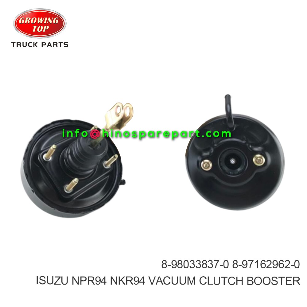 ISUZU NPR94 NKR94  VACUUM CLUTCH BOOSTER  8-98033837-0