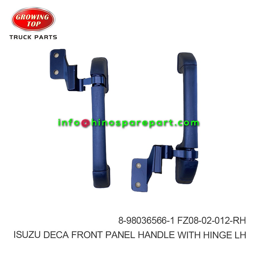 ISUZU DECA 360 FRR FRONT PANEL HANDLE WITH HINGE LH  8-98036566-1