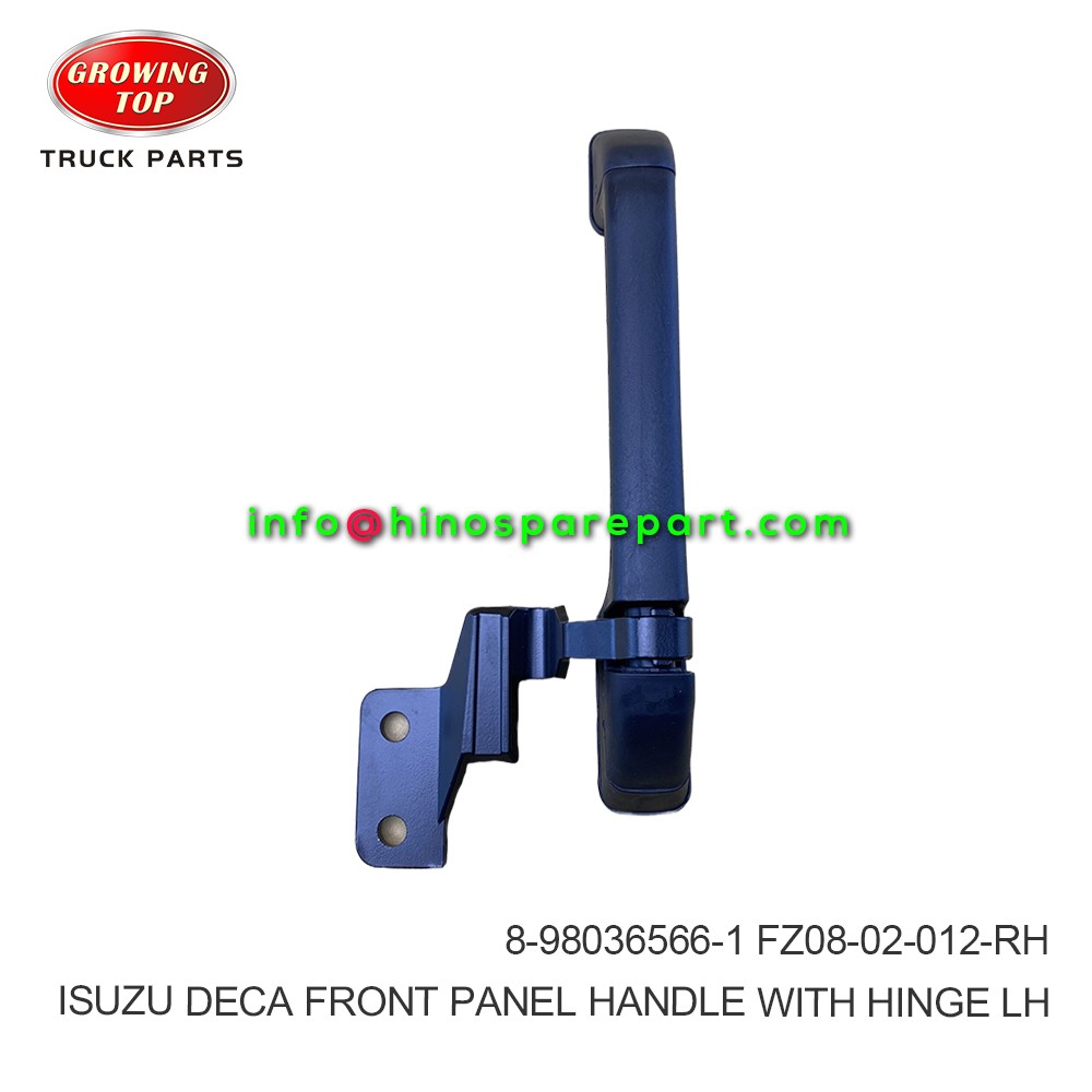 ISUZU DECA 360 FRR FRONT PANEL HANDLE WITH HINGE LH  8-98036566-1