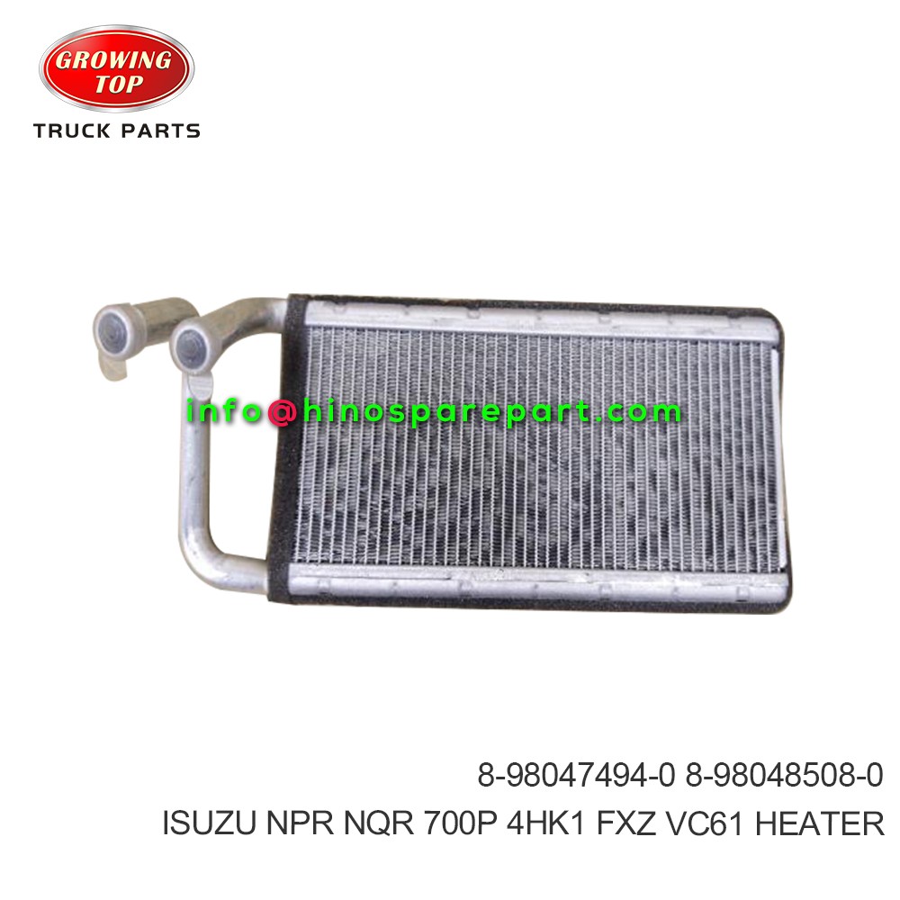 ISUZU NPR NQR 700P 4HK1 FXZ VC61 8-98047494-0 