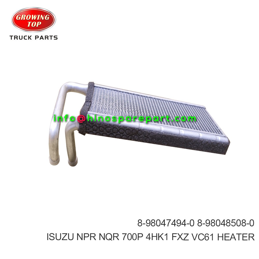 ISUZU NPR NQR 700P 4HK1 FXZ VC61 8-98047494-0 