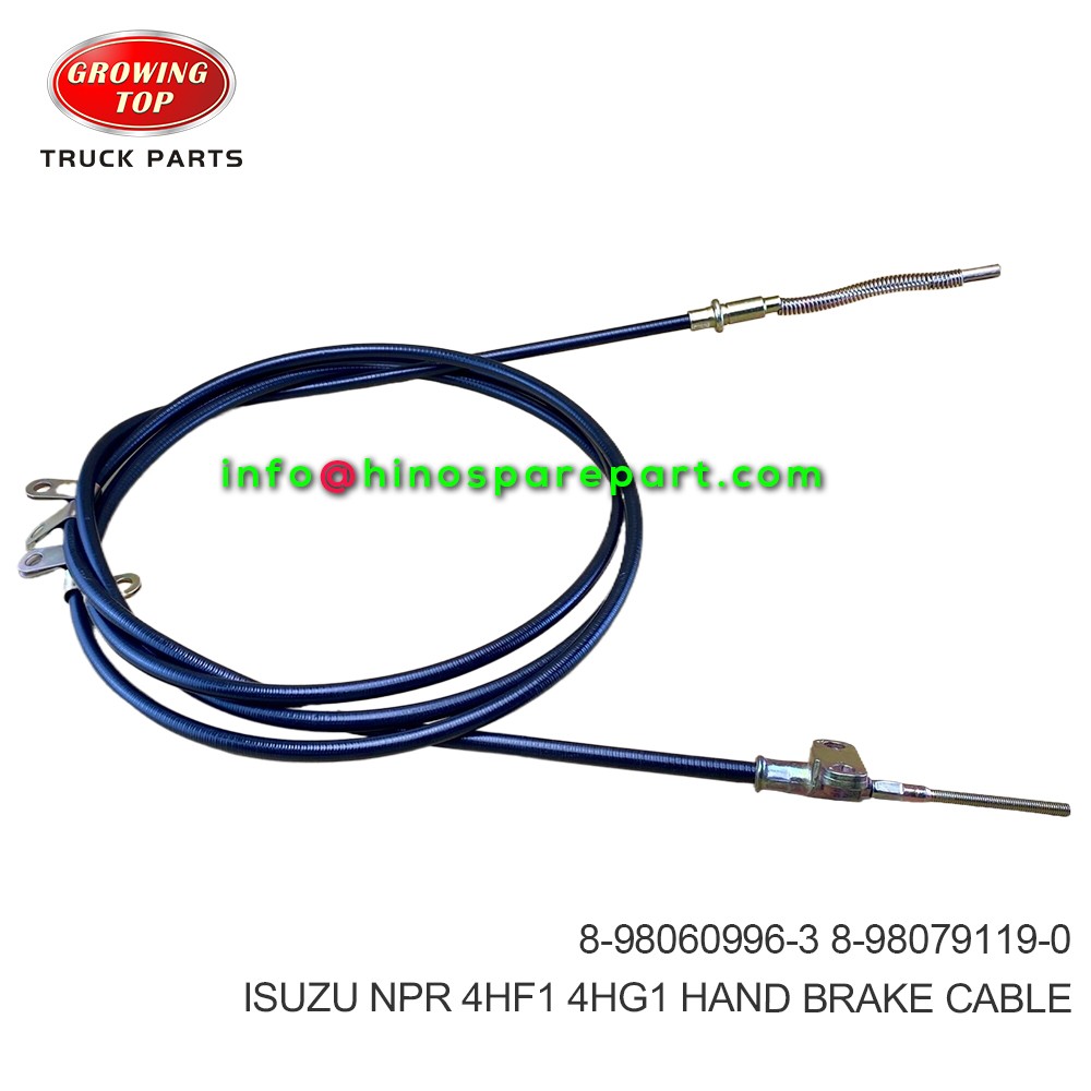 ISUZU NPR 4HF1 4HG1  HAND BRAKE CABLE  8-98060996-3