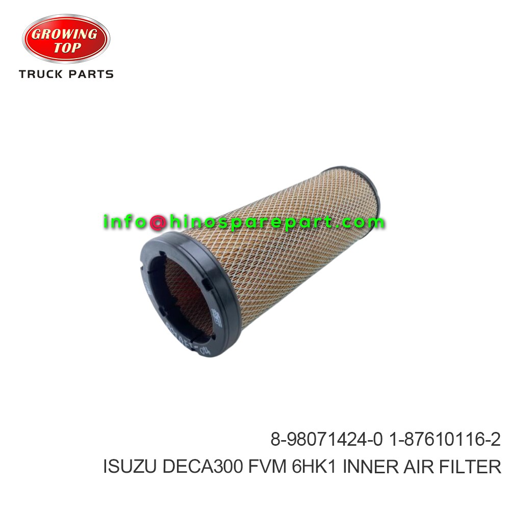 ISUZU DECA300 FVM 6HK1  INNER AIR FILTER  8-98071424-0