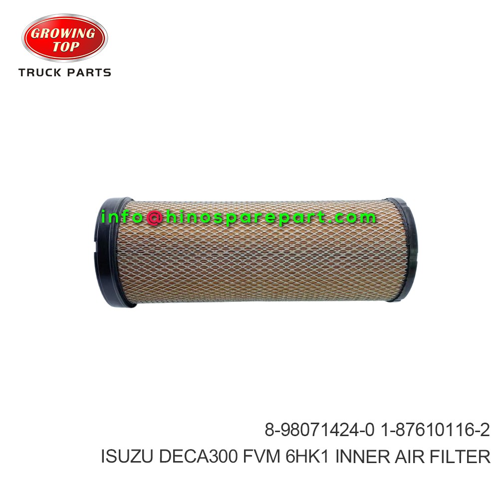 ISUZU DECA300 FVM 6HK1  INNER AIR FILTER  8-98071424-0