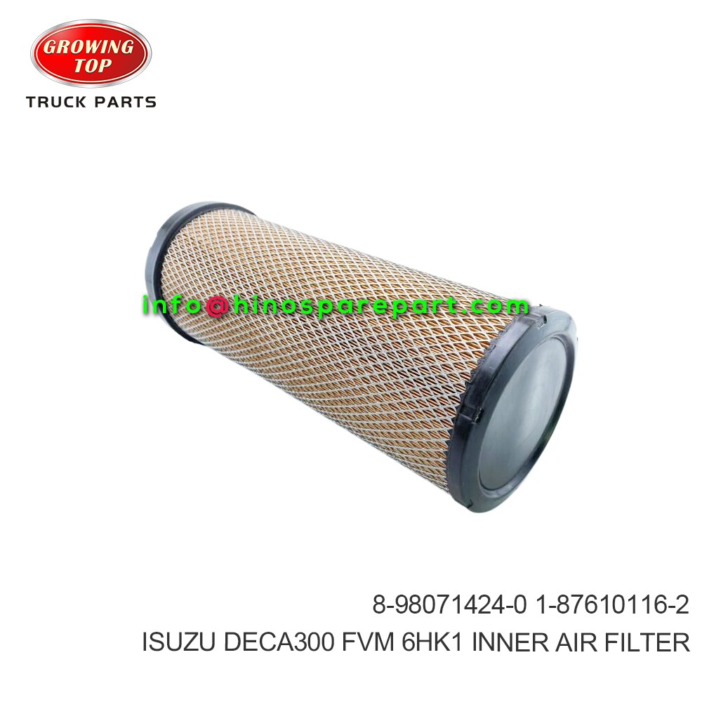 ISUZU DECA300 FVM 6HK1  INNER AIR FILTER  8-98071424-0