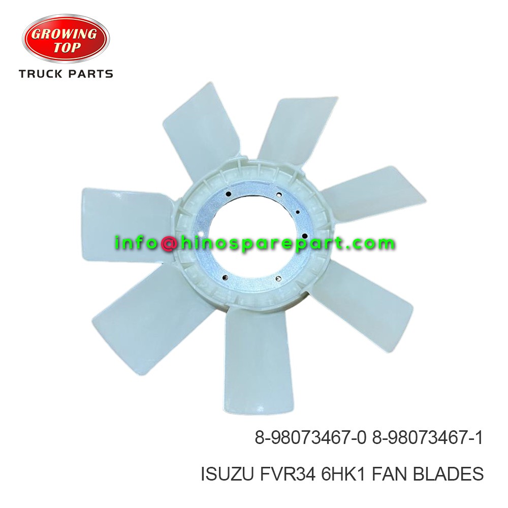 ISUZU FVR34 6HK1 FAN BLADES 8-98073467-0