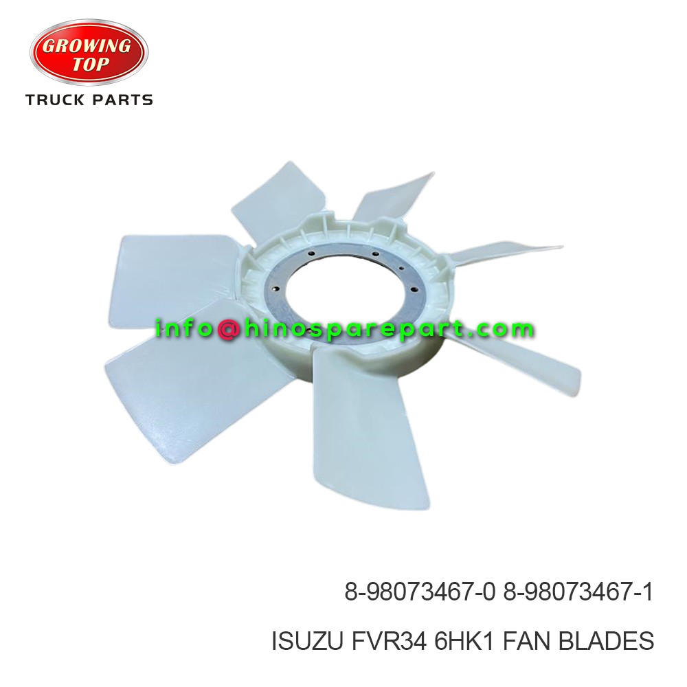 ISUZU FVR34 6HK1 FAN BLADES 8-98073467-0