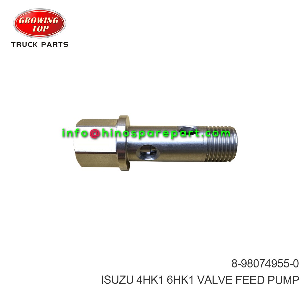 ISUZU 4HK1 6HK1 VALVE FEED PUMP 8-98074-955-0