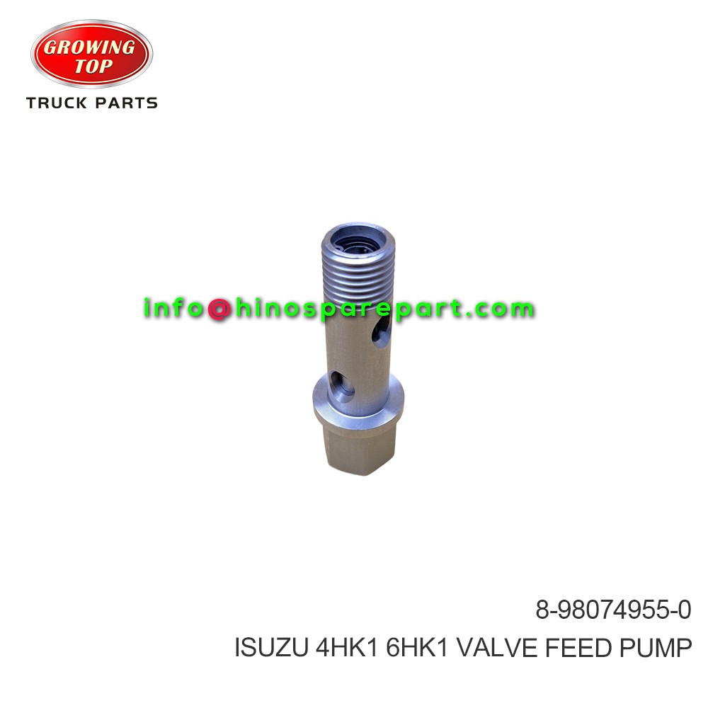 ISUZU 4HK1 6HK1 VALVE FEED PUMP 8-98074-955-0