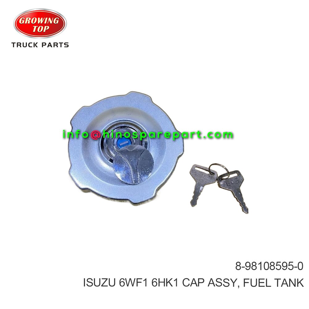 ISUZU 6WF1 6HK1 CAP ASSY FUEL TANK 8-98108595-0