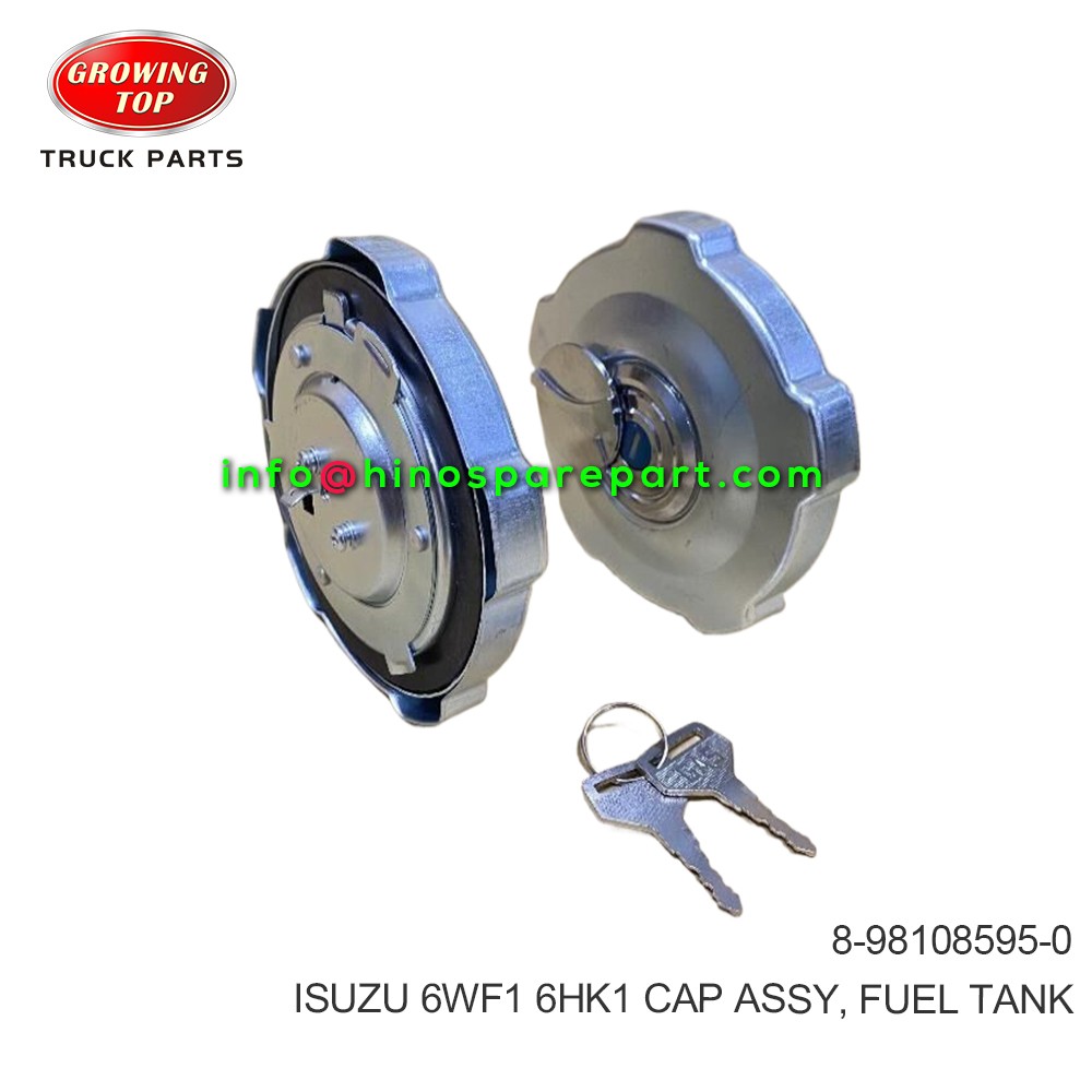 ISUZU 6WF1 6HK1 CAP ASSY FUEL TANK 8-98108595-0