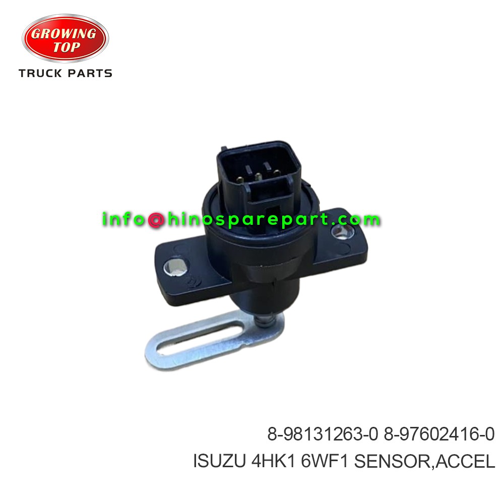 ISUZU 4HK1 6WF1 SENSOR ACCEL 8-98131263-0