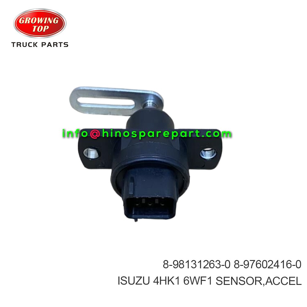 ISUZU 4HK1 6WF1 SENSOR ACCEL 8-98131263-0