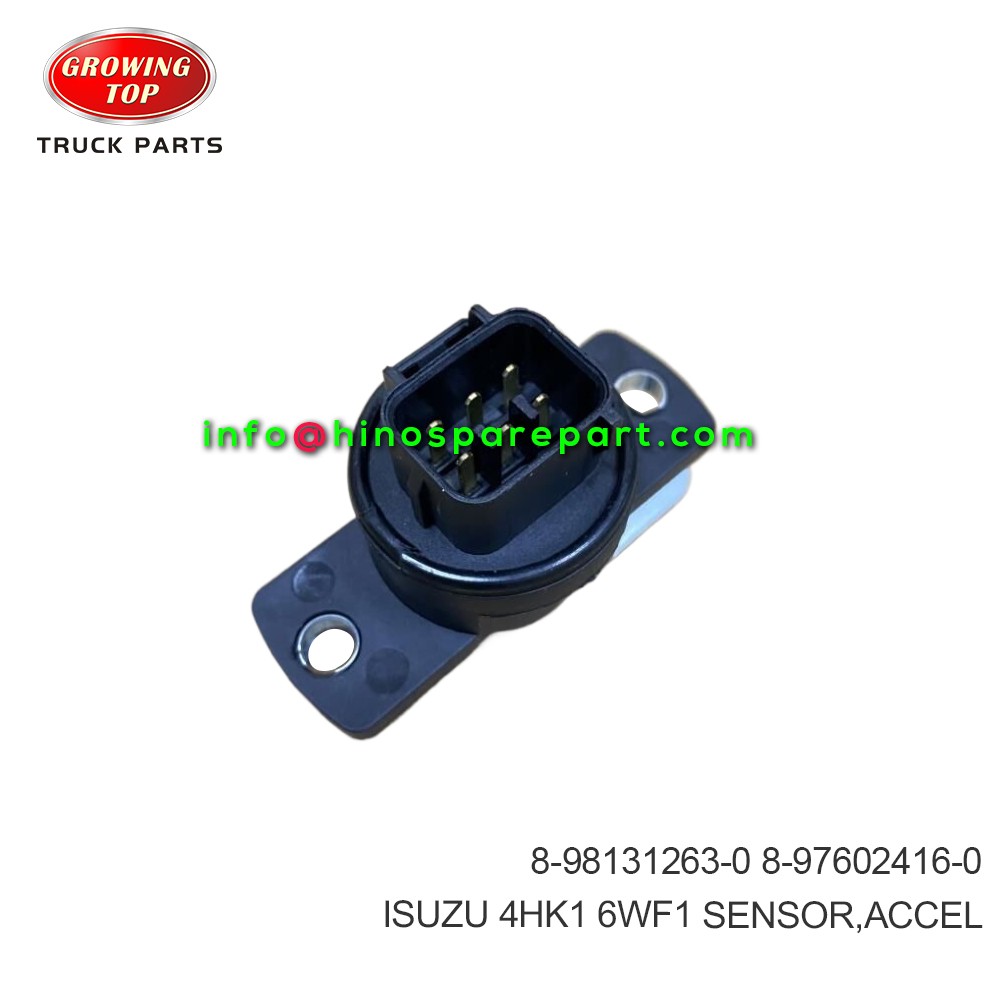 ISUZU 4HK1 6WF1 SENSOR ACCEL 8-98131263-0