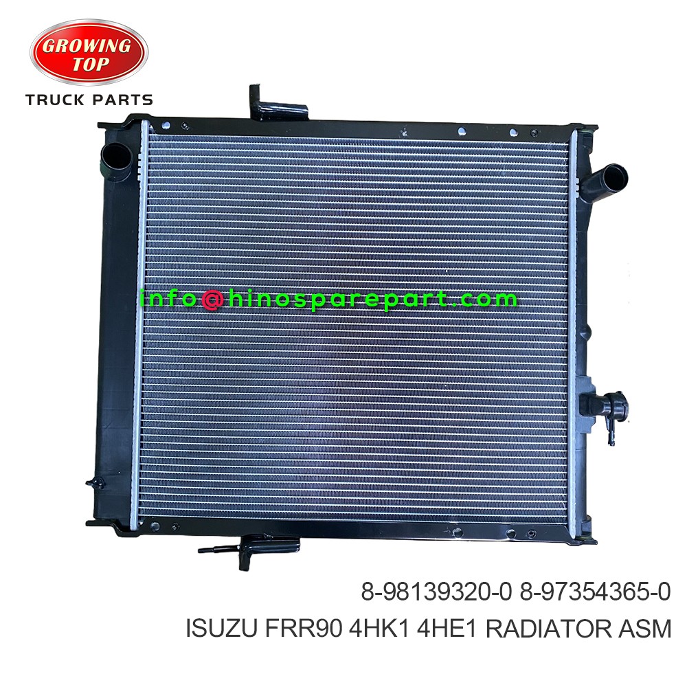 ISUZU FRR90 4HK1 4HE1  RADIATOR ASM  8-98139320-0