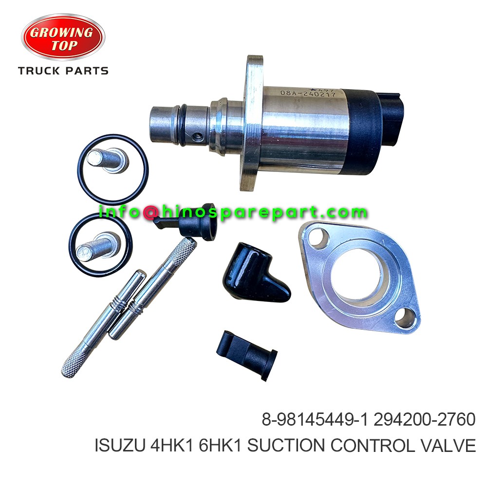 ISUZU 4HK1 6HK1 SUCTION CONTROL VALVE 8-98145449-1