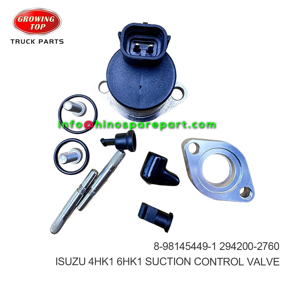 ISUZU 4HK1 6HK1 SUCTION CONTROL VALVE 8-98145449-1