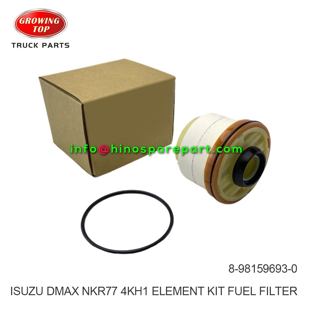 ISUZU DMAX NKR77 4KH1 ELEMENT KIT FUEL FILTER 8-98159693-0
