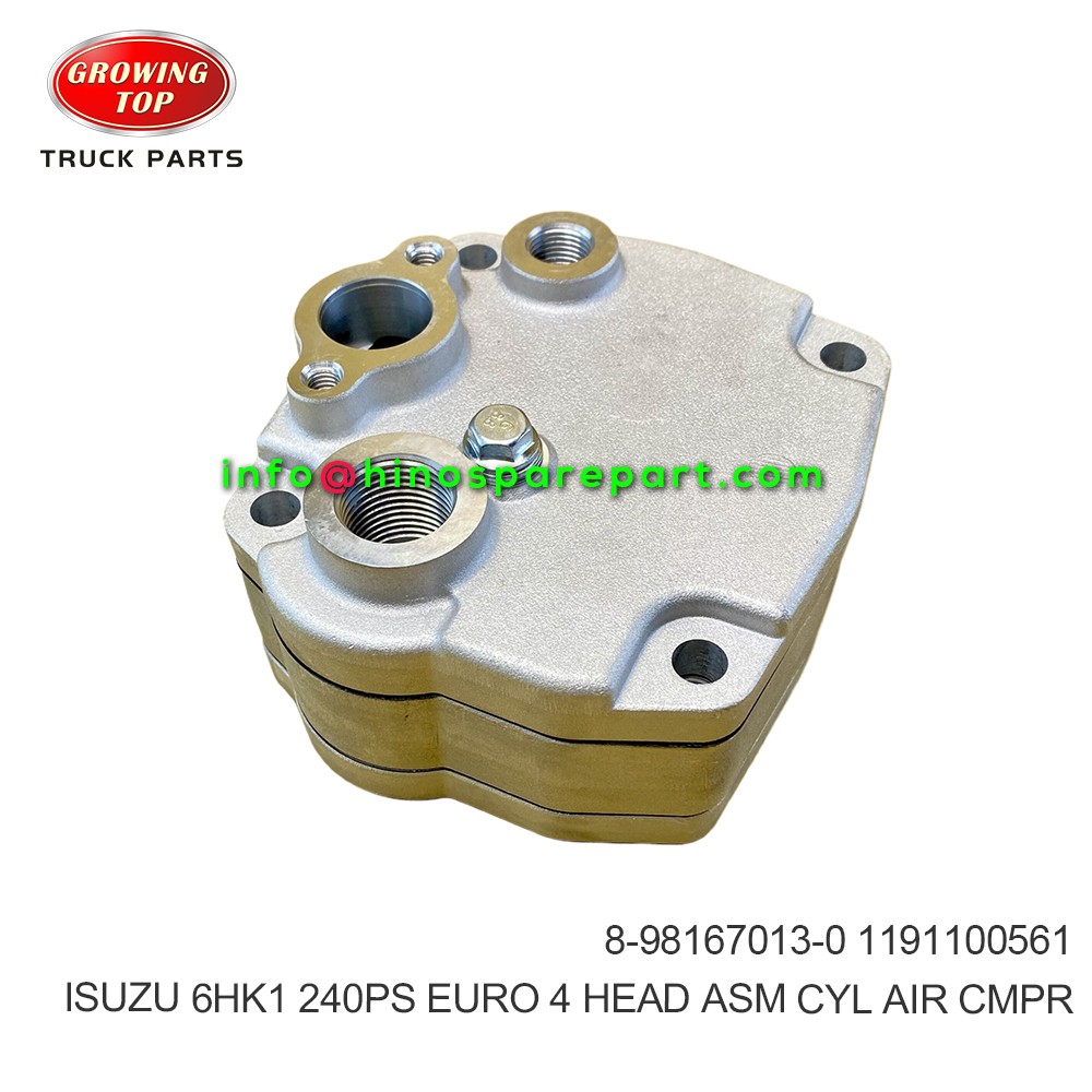 ISUZU 6HK1 240PS EURO 4 HEAD ASM CYL AIR CMPR 8-98167013-0