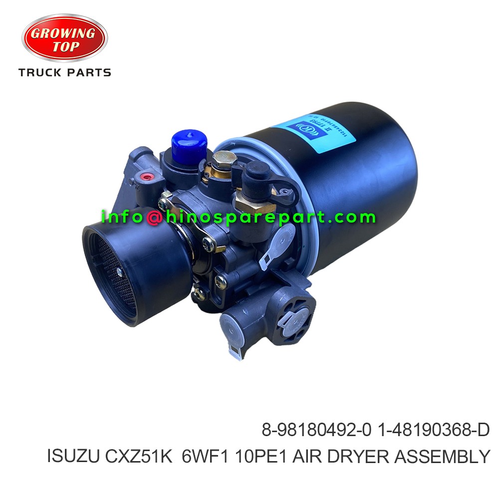 ISUZU CXZ51K CYZ51 6WF1 10PE1  AIR DRYER ASSEMBLY  8-98180492-0